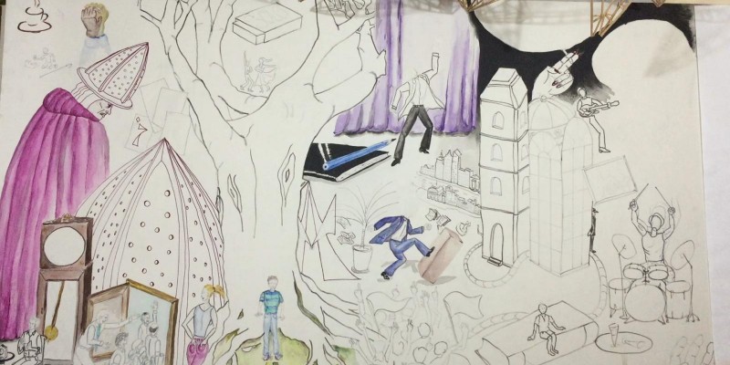 Início das Oficinas de Arte: Desenho