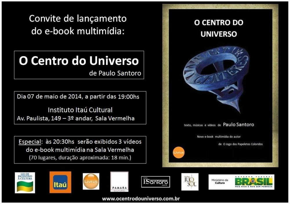 Palestra Itaú Cultural, lançamento 2o livro, São Paulo, SP – 2014